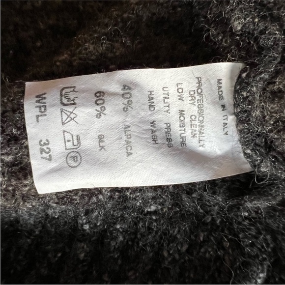 Hart Schaffner Marx kids knit sweater size large silk and alpaca blend fabric - Picture 7 of 9